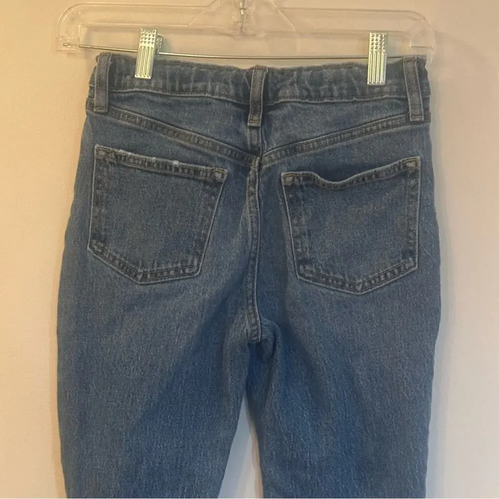 Old Navy High Rise Flare Jeans Sz 12 distressed girls jeans flare